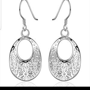 women silver 925 drop earrings